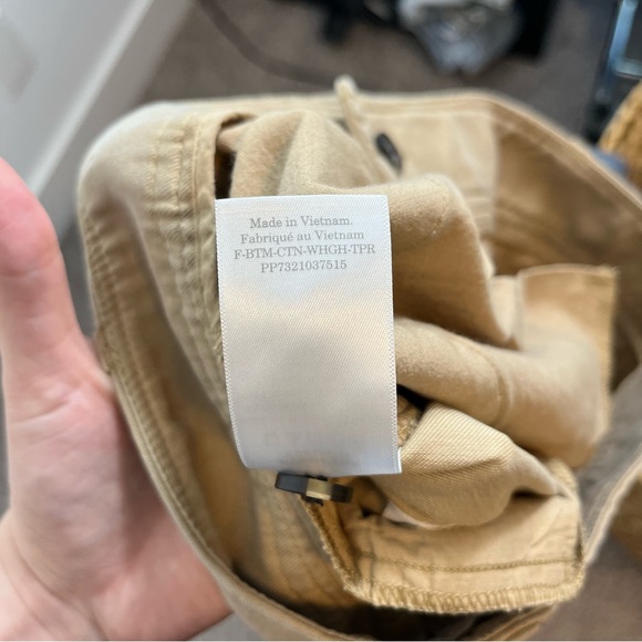 Everlane Draper Tapered Pant Way High Trouser Buttersmooth Tan Khaki Size 2 - Picture 10 of 10